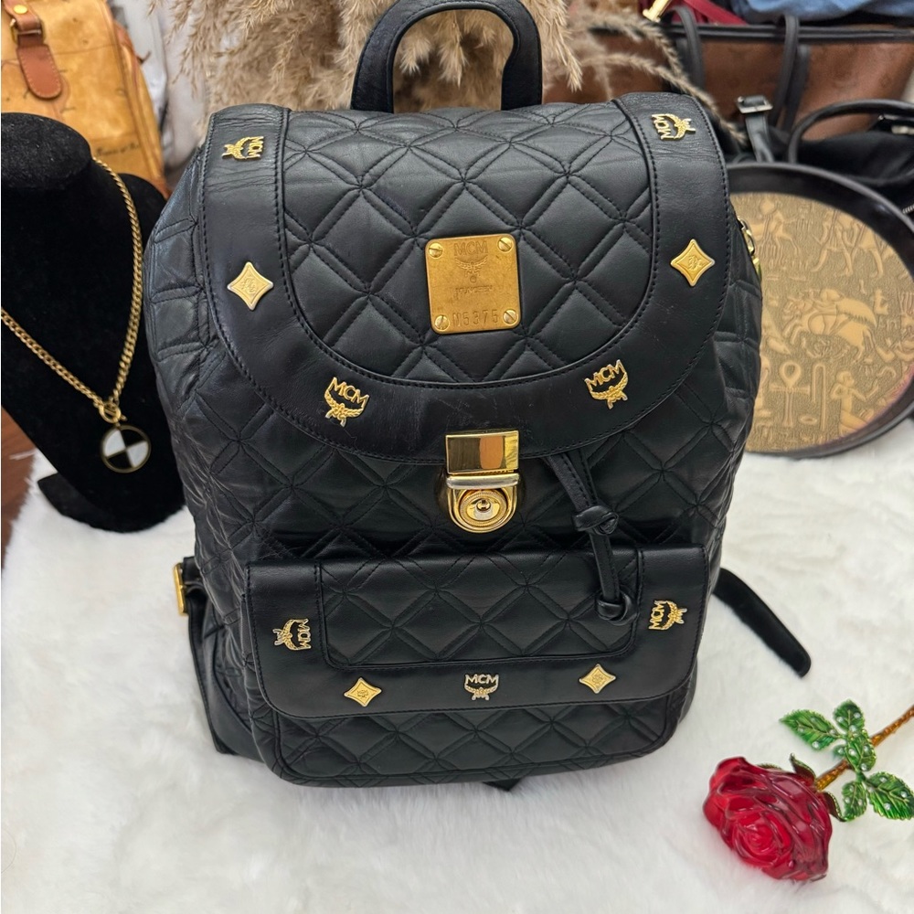 MCM Monogram Visetos Backpack